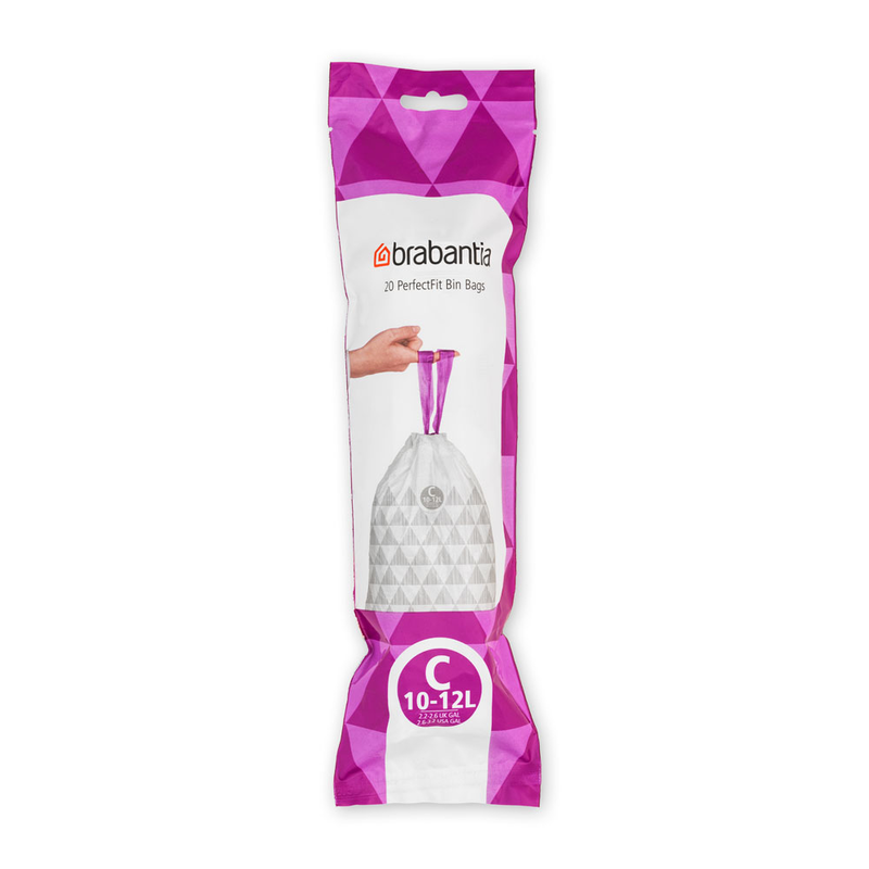 Product image: Brabantia perfectfit bags c 10-12l 20pcs - white, , medium-null