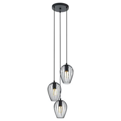 Eglo 'newtown' pendant light 3xe27, , medium