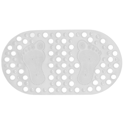 Viosarp oval non-slip bath mat 67x37cm vc2076, , medium