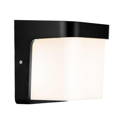 Sunlight 1xe27 (max.18w) wall light black ip54 l170xw140xh170mm, , medium