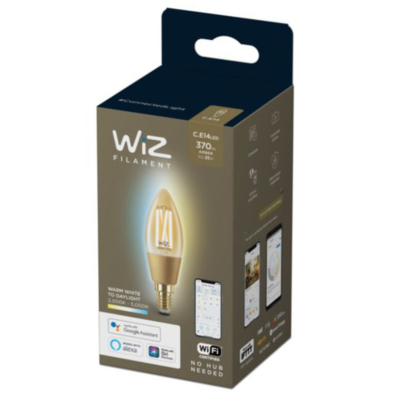 Wiz wi fi 25w c35 e14 amb, , medium-null