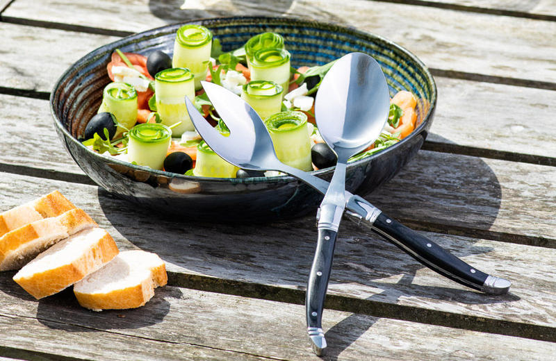 Laguiole luxury black salad set, , medium image number null