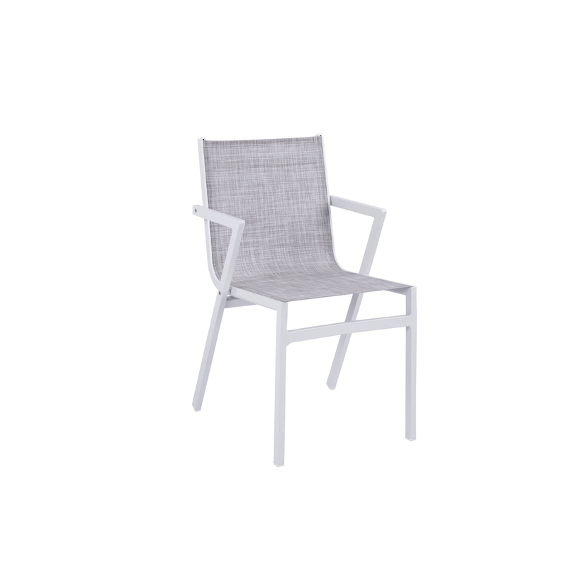 Raimond aluminum armchair gray image number null
