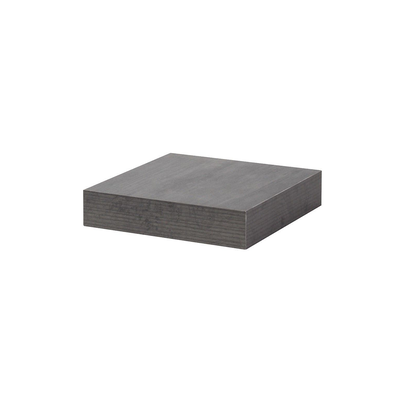 Deco system thick shelf 23cmx23,5cmx38mm black