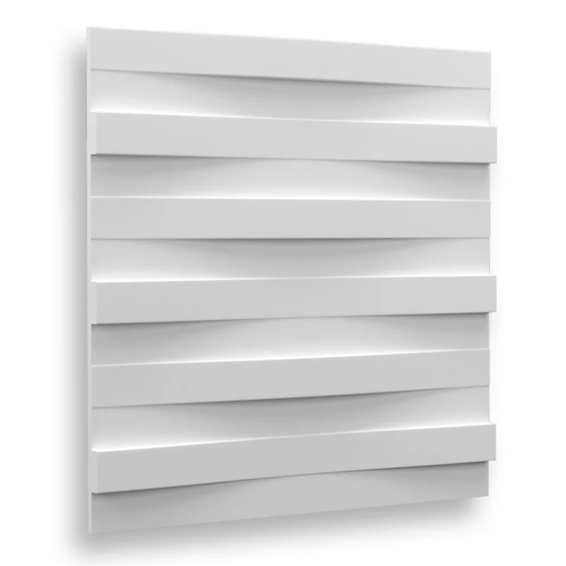 Product image: Beautywall wall 3d plaster panel stripes 60x60cm 4pcs, , medium-null