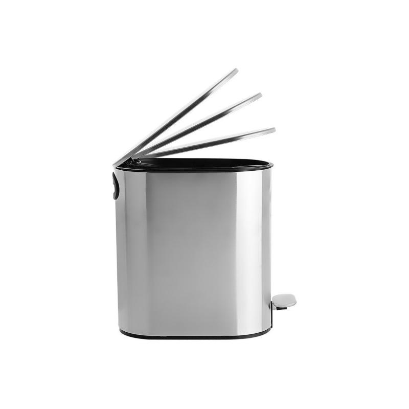 Estia pedal bin slim soft close 5l - inox, , medium-null