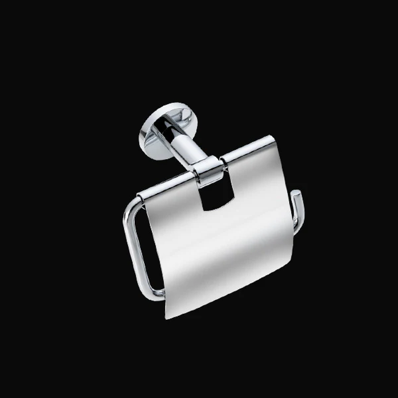 Product image: Omicron toilet roll holder with lid, , medium-null