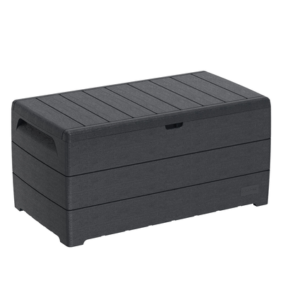 Durmax storage box plastic durabox 416l gray, Grey, medium