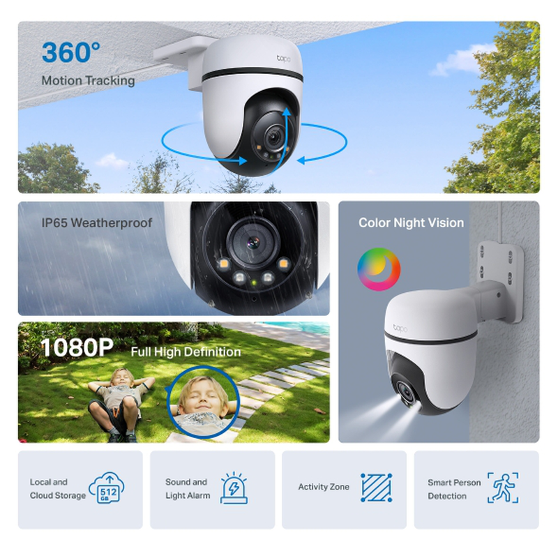 Product image: Tp link tapo c500 360 outdoor Wi-Fi camera, , medium-null