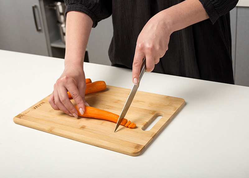 Nava terrestrial bamboo cutting board 35.5cm, , medium image number null