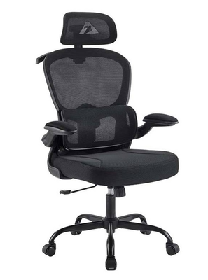 Armaggeddon office chair mesh vertebrae v3 black, Black, medium