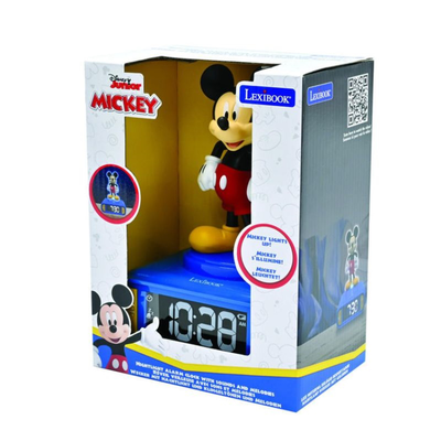 Lexibook mickey digital clock with light and sound &ndash; lcd screen and melodies rl800mch, , medium