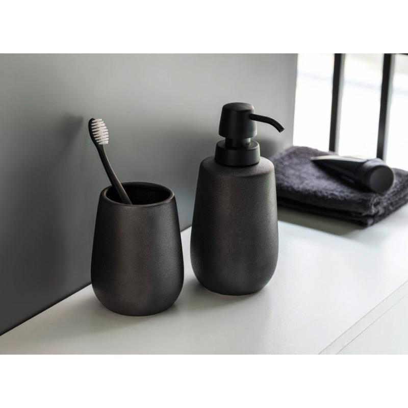 Wenko nerno ceramic tumbler - black, , medium-null