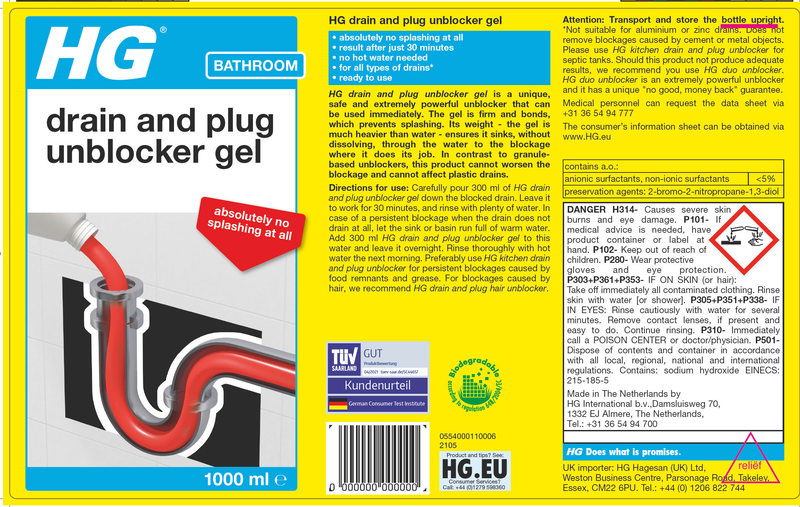 Product image: Hg gel unblocker 1l, , medium-null