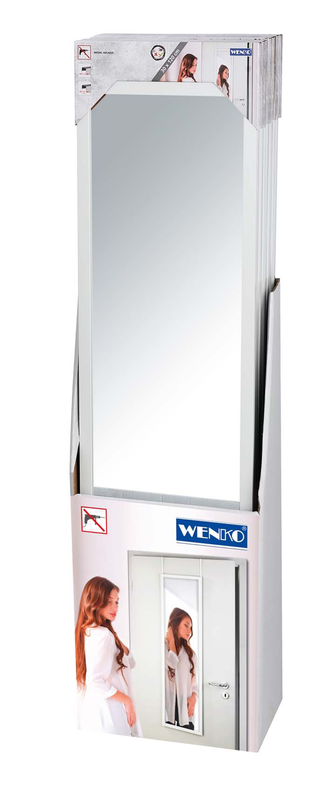 Wenko door mirror arcd wht 120x30, , medium image number null