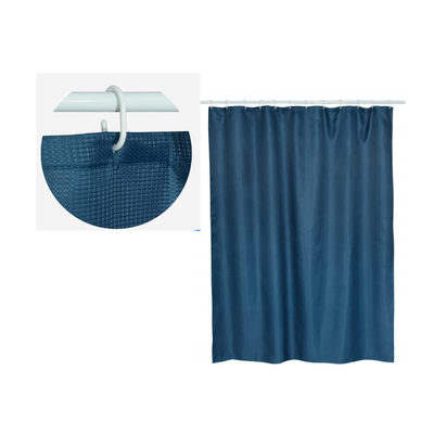 Rist bathroom curtain 180x200cm gray