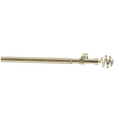 Mobois curtain rod set slice d19-16 120-210cm gold mat, Gold Matt, medium