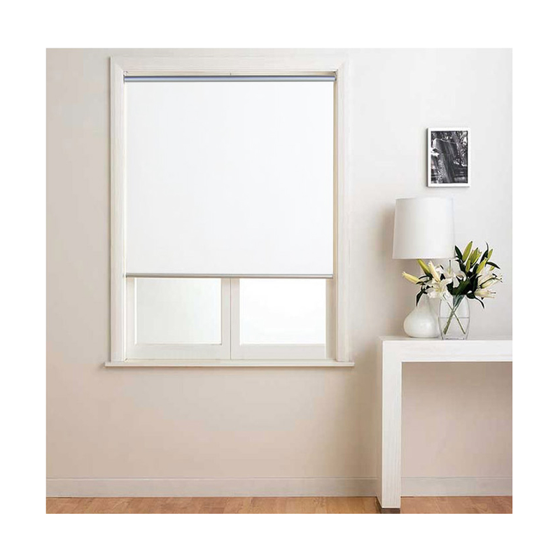 Roller blind blackout 260x120x32mm cream r003-null