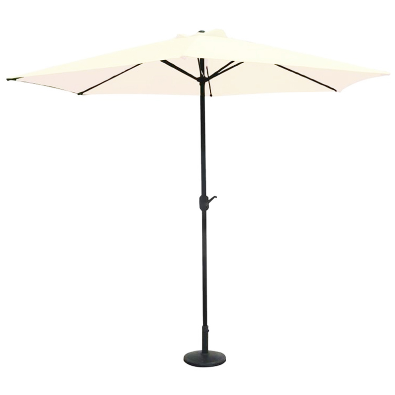 L.h garden aluminum umbrella 3m black image number null