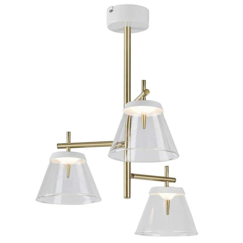 Aviana pendant lighting white / bronze 3 lights, , medium-null