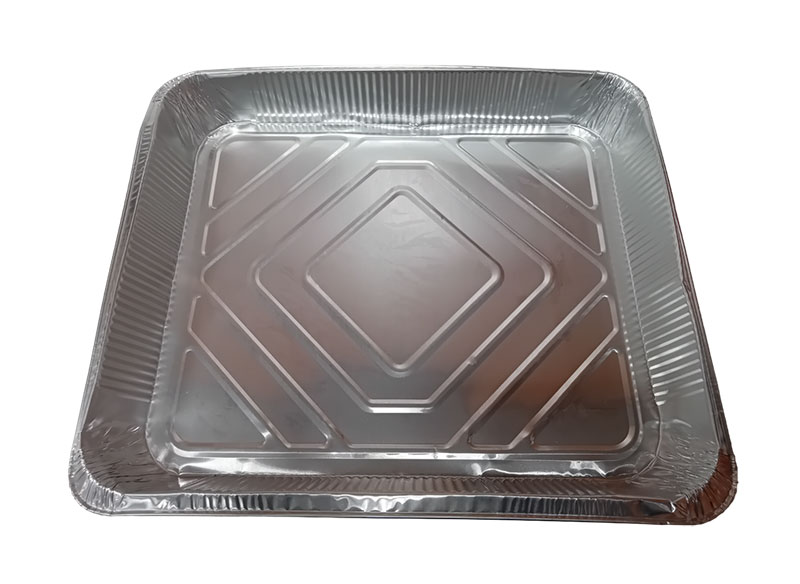 Aluminium trays rectangular - 3pcs, , medium-null