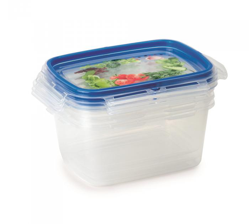 Product image: Snipslock food container square 1.2l 3pcs, , medium-null