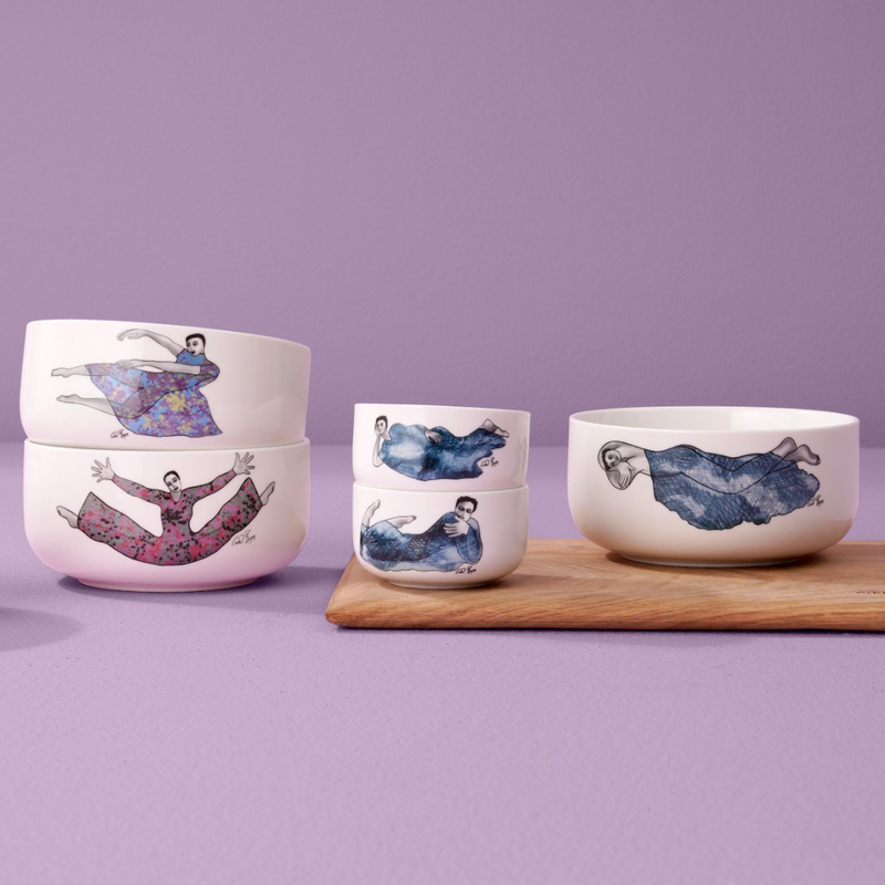 Low bowl 32cm dancer, , medium-null