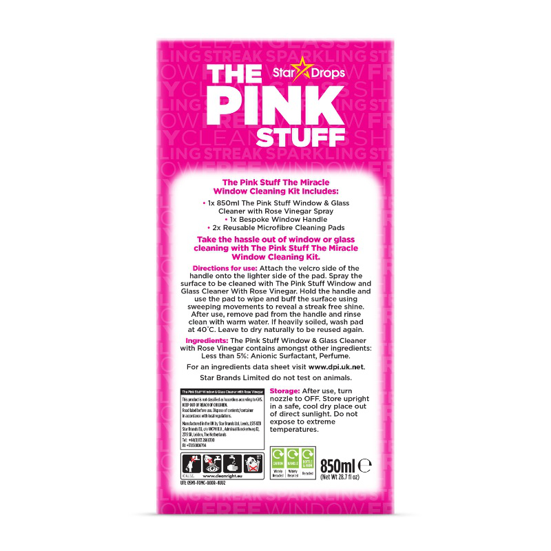 The pink stuff window cleaning kit, , medium-null