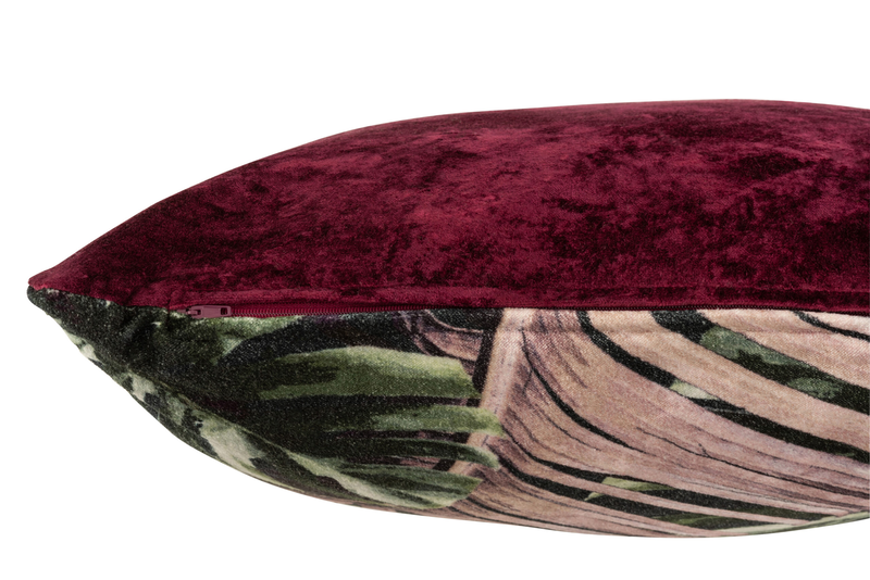 Cushion tropical viscose green/purple, , medium-null