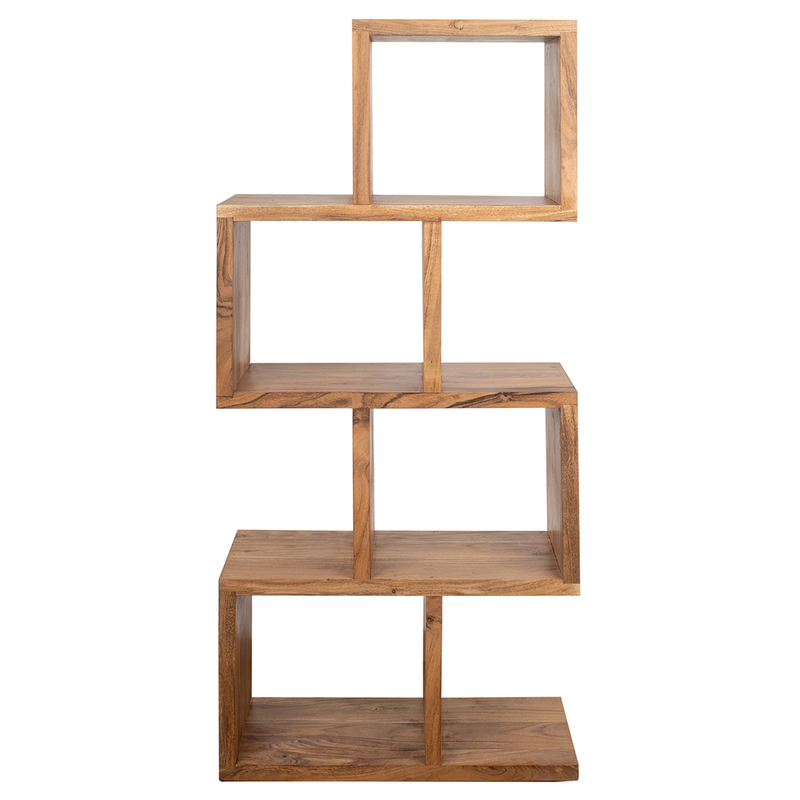 Solid acacia wood shelf 55x120cm, , medium-null
