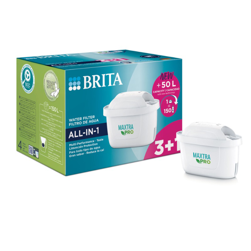 Brita maxtra pro all-in-1 pack 4 filters, , medium-null