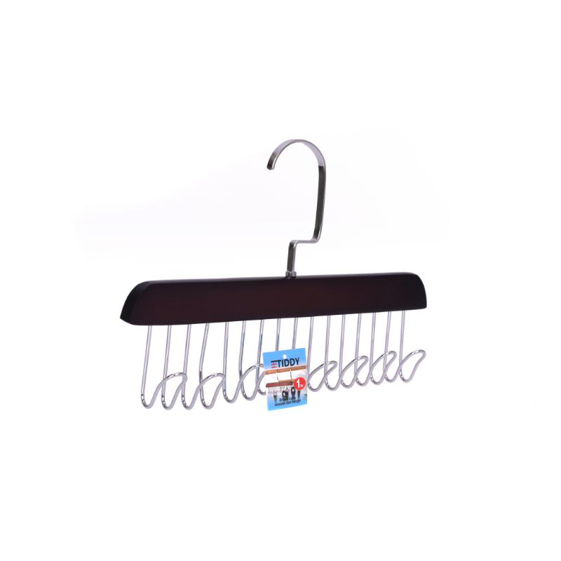 Wooden belt hanger - natural wood color, , medium-null