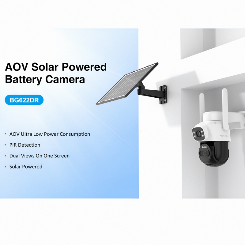 Product image: Vstarcam bg622dr ηλιακή εξωτερική κάμερα 4G / 6mp (3mp+3mp), , medium-null