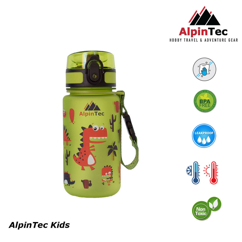 Alpin tec kids bottle dinosaur green 500ml-null