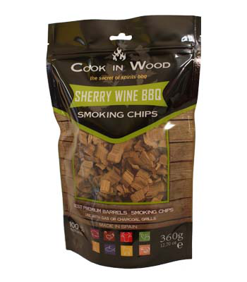 Cook in wood smoking chips sherry wine 360gr, , medium
