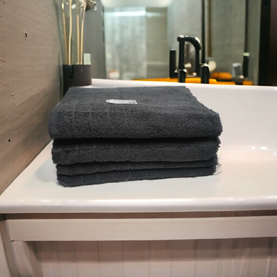 Bath towel  500gr 90x140cm #t500, Black, medium