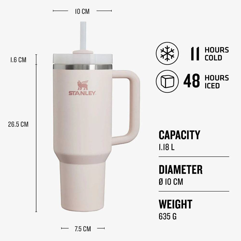 Stanley quencher h2.o flowstate&trade; tumbler 1.2l - 7 hours hot | 11 hours cold | 48-null