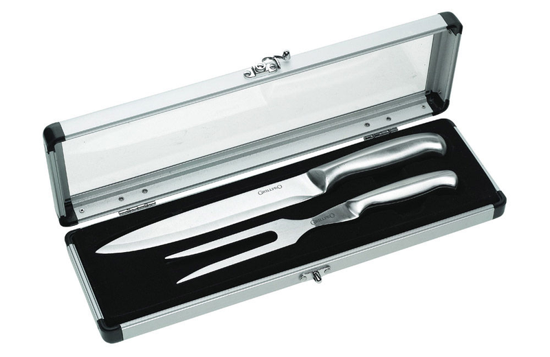 Grillpro ss carving set with case, , medium image number null