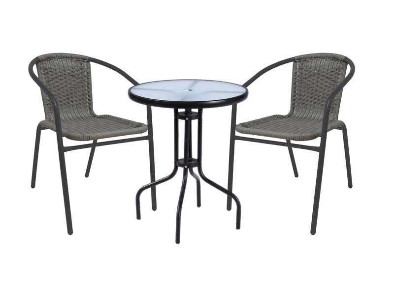 Leeds τραπεζι 60cm γκριζο, , medium-null