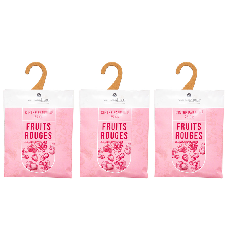 Air freshner in hanger red fruit 3pcs, , medium-null