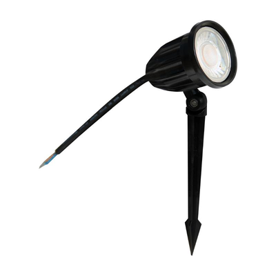 Sunlight led 7w spot spike light black 700lm 3000k 45° ip65 ø65xh195mm
