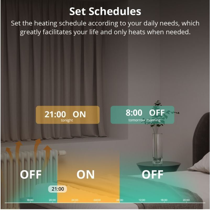 Sonoff zigbee thermostatic radiator valve, , medium-null