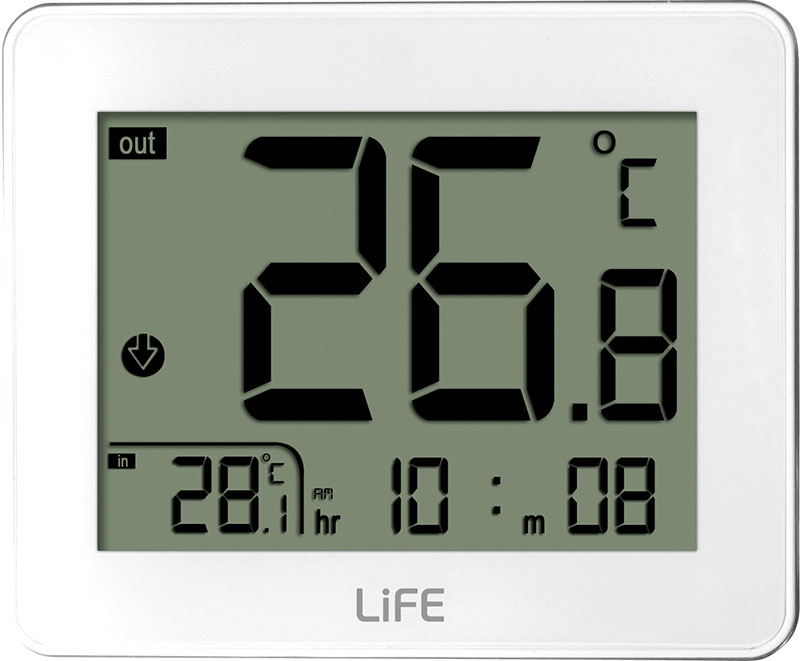 Product image: Life cordy ψηφιακο θερμομετρο εσωτερικης/εξωτερικης θερμοκρασιας, , medium-null