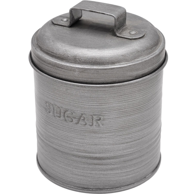 Estia sugar container metallic 11x11x14cm, , medium