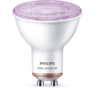 Wiz λαμπτηρας smart led -εφαρμογη wiz 50w gu10 922-65 rgb