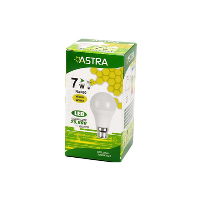 Astra led 9w b22 yellow lighting lamp, , medium