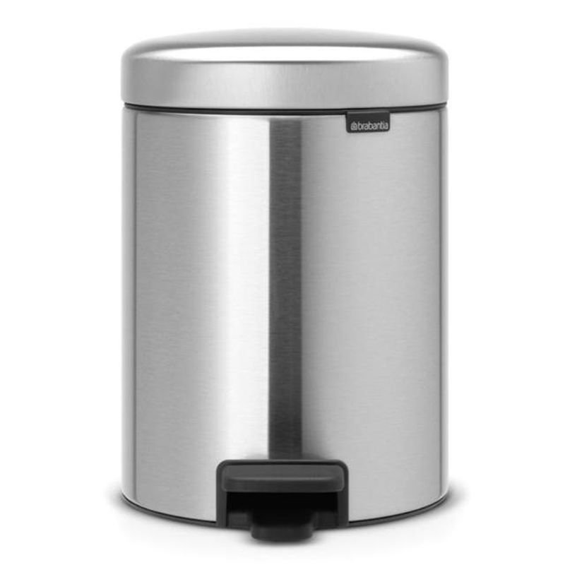 Brabantia new icon pedal bin 5l - matt steel-null