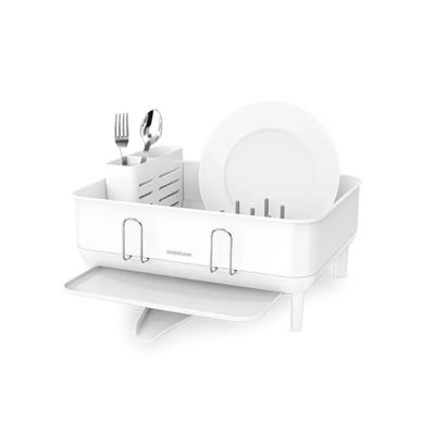 Steel frame dishrack white compact, , medium
