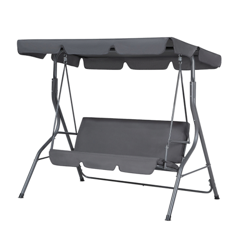 Rocking bench with canopy gray, , medium image number null