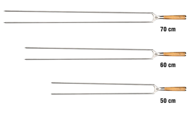 Forged churrasco olive fork skewer 50cm, , medium image number null